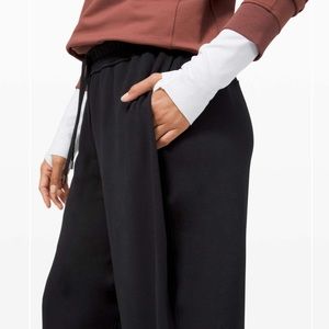 Lululemon Wide Leg High Rise Crop Trousers